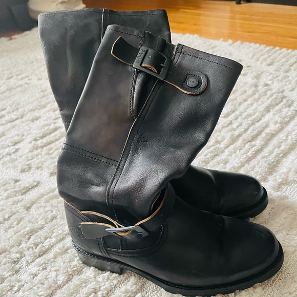 Leather Moto Boots - Picture 10 of 10